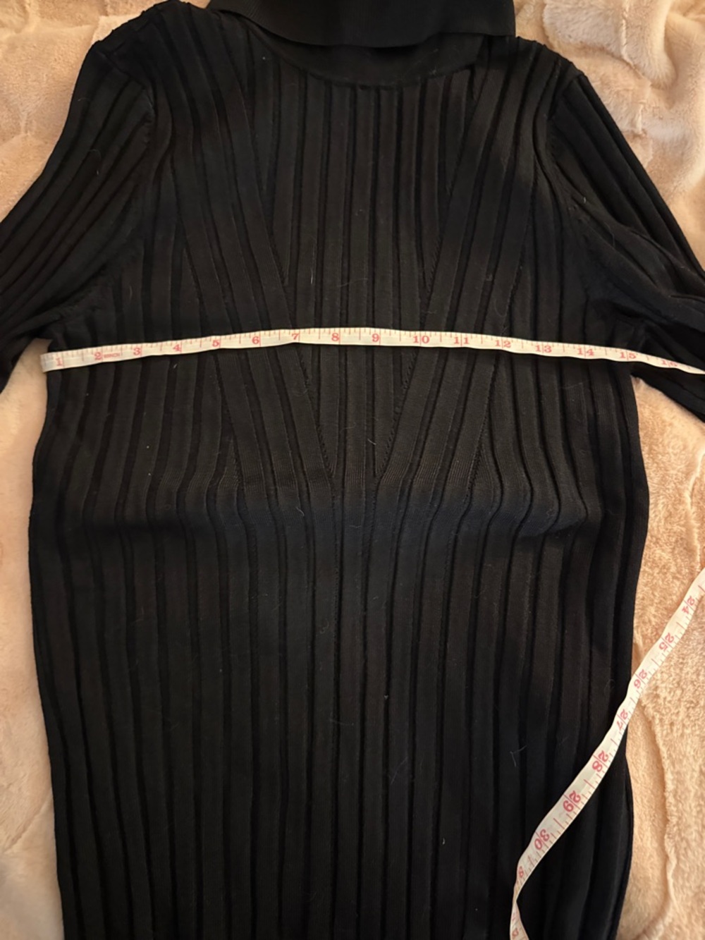 Black Ribbed Turtleneck Sweater - White House Black Market - Picture 3 of 6